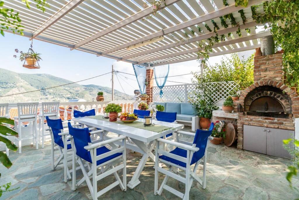 Blue Heaven Villa , Skopelos Chora Greece Panormos  エクステリア 写真